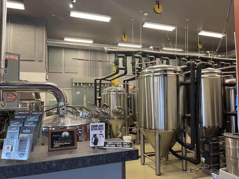 Dodge City Brewing interior